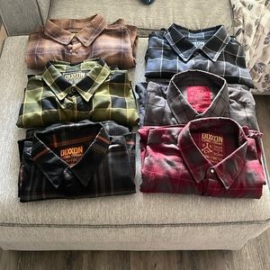 Dixxon Flannel Company, 6 different color’s, 2XL